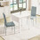 JEFFORDOUTLET Dining Table and Set of Chairs 1