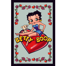 Betty Boop Mirror Sitting On Heart