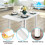 JEFFORDOUTLET Dining Table and Set of Chairs 9