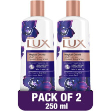 LUX Magical Orchid Perfumed Body Wash 250ml Pack Of 2 | 24 Hours Long Lasting Fragrance |For All Skin Types Shower Gel |Unisex