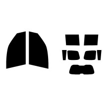 (Front and Rear Windows (Message us with shade choice)) Pre Cut Window Tint for Toyota Land Cruiser - 2007 to 2012