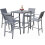 Garden Store Direct Sydney Aluminium 4 Seat Square Bar Set 4