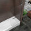 800x1400mm Pivot Shower Screen Bathroom Door Panel Strap handle 3