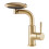 Living And Home (Gold) G1/2 Pull-out Sprayer Retractable Kitchen Faucet Kitchen Tap with 4 Modes 3