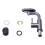 Living And Home (Grey) G1/2 Pull-out Sprayer Retractable Kitchen Faucet Kitchen Tap with 4 Modes 5
