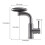 Living And Home (Grey) G1/2 Pull-out Sprayer Retractable Kitchen Faucet Kitchen Tap with 4 Modes 6
