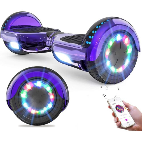 GeekMe Hoverboards for kids 6.5 Inch, Quality hoverboards with Bluetooth Speaker