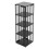 Living And Home Black Steel 4-Tier Bookcase Files Storage Rack 2