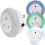 Plug Through Multi Coloured LED Night Light with Dusk to Dawn Sensor for Bedroom, 1pc 1