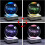 Solar System Crystal Ball 3D Planets Sun System Globe with Silver LED Base Ornament for Kid's Room 7