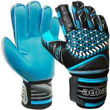 (Blue, 6 - For 10 to 13 Years Old) Goalkeeper Gloves - Finger Spine Protection