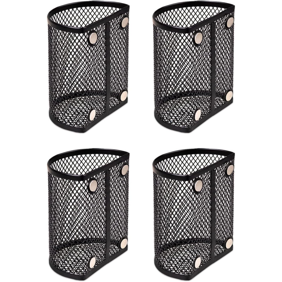 4-Pack Magnetic Pen Holder Set Pencil Locker Organizer School Office-image-OPC-PFHHX7X-NEW