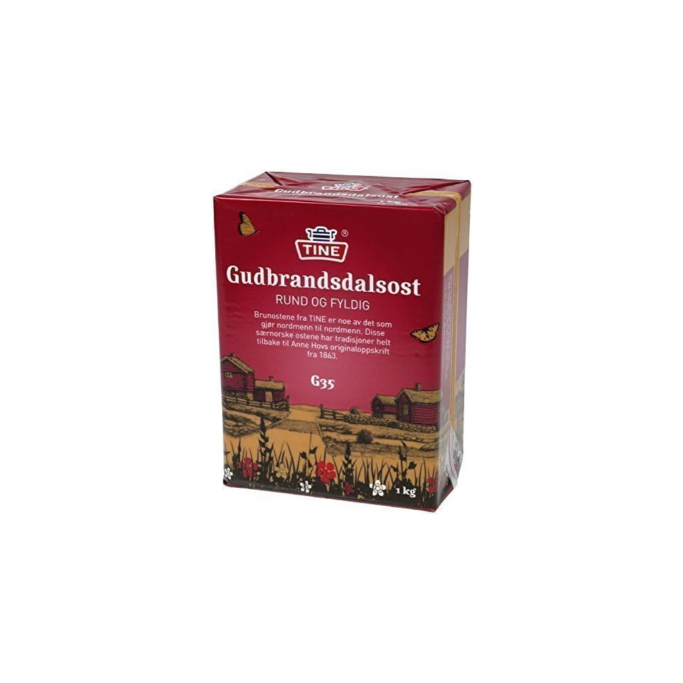 Gjetost Gudbrandsdalen 1KG Norwegian Brown Cheese by Great British Trading