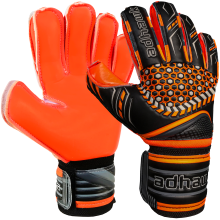 (Orange, 8 - For Teen-Adult) Goalkeeper Gloves - Finger Spine Protection