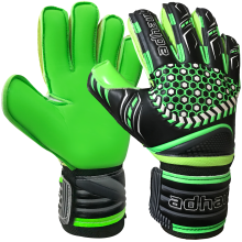 (Green, 6 - For 10 to 13 Years Old) Goalkeeper Gloves - Finger Spine Protection