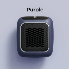 (Purple) Portable Electric Heater UK Small Solar Energy Saving Fast Heating 800W