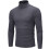(darkgray, M) Men Turtleneck Long Sleeve Shirts Solid Undershirt Lightweight Base Layers Thermal Underwear Sweater Pullover Tops 2025 4