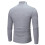 (gray, L) Men Turtleneck Long Sleeve Shirts Solid Undershirt Lightweight Base Layers Thermal Underwear Sweater Pullover Tops 2025 4