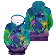 (#6, M) Lilo & Stitch 3D Print Hoodie Sweatshirt Christmas Gift Hooded Sweatshirt for Men Women Children