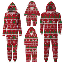 (dad, a) Christmas Family Onesie Pajamas Zipper Hooded Jumpsuits for Women Dressy Snowflake One Piece Vacation