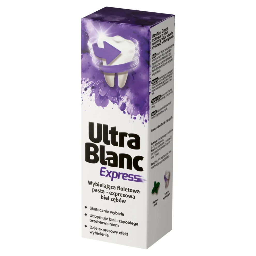 UltraBlanc Express, whitening toothpaste, purple, 75 ml