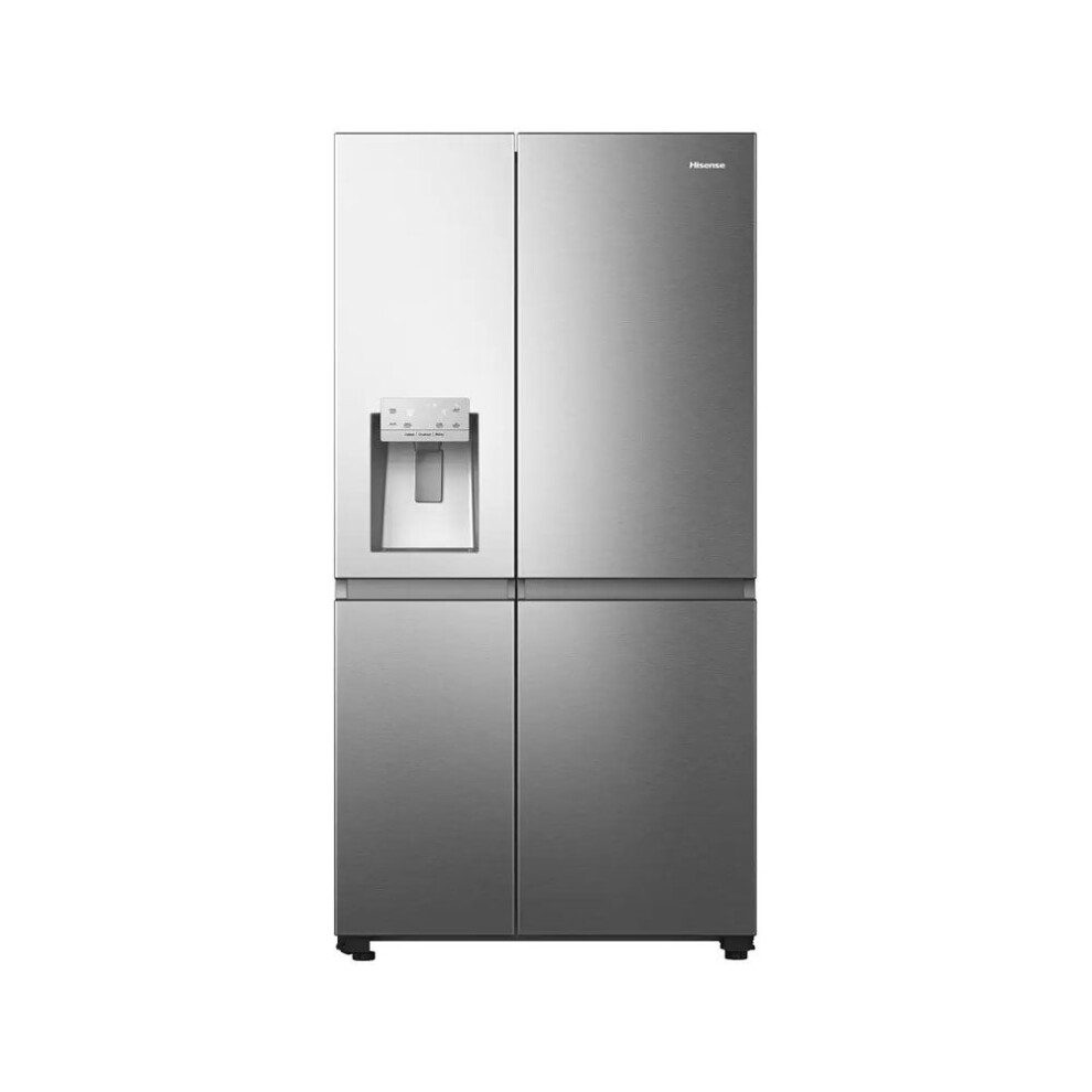 Hisense Rs818n4iie 91Cm Frost Free American Fridge Freezer Stainless Steel
