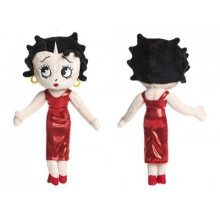 24CM BETTY BOOP PLUSH RAGDOLL IN RED COCKTAIL DRESS