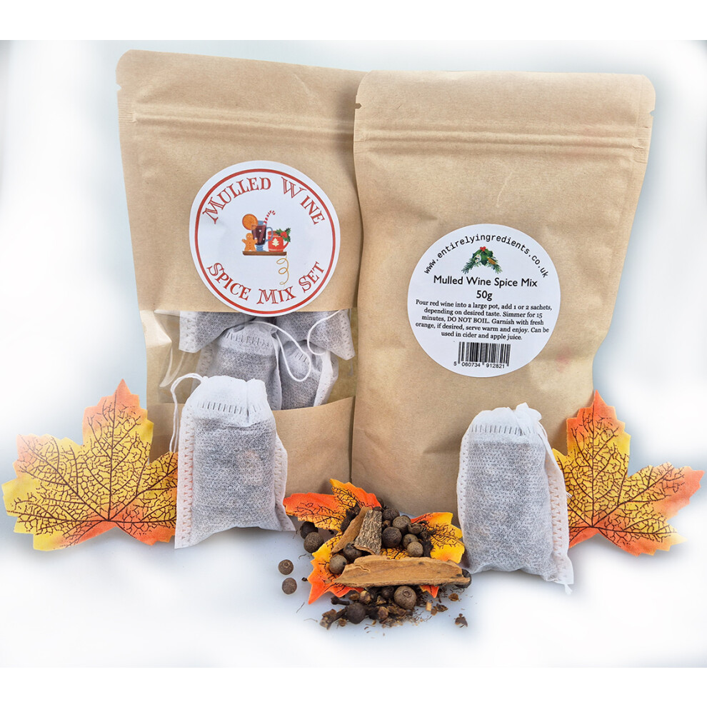 Intralabs Mulled Wine Spice Kit - Perfect For Wine, Cider & Spiced Apple Juice.
