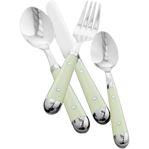 Premier Housewares Brasserie Cutlery Set Cream 16 Piece