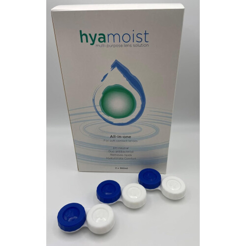 Hyamoist Multi-Purpose Contact Lens Solution 2X 360ml 2