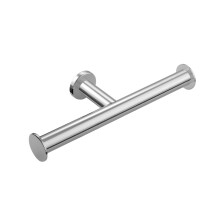 Cosmic Wall-Mounted Toilet Roll Holder w/ Durable Metal Light Grey