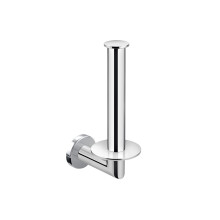 Cosmic Wall Mounted Vertical Toiler Roll Holder with Durable Metal Light Grey