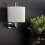 Cosmic Wall Mounted Vertical Toiler Roll Holder with Durable Metal Light Grey 3
