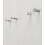 Cosmic Wall Hanger with Durable Stainless Steel, Matt Light Grey 3