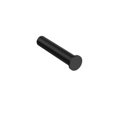 Cosmic Rounded Toilet Roll Holder with Lightweight Stainless Steel ?Black Finish