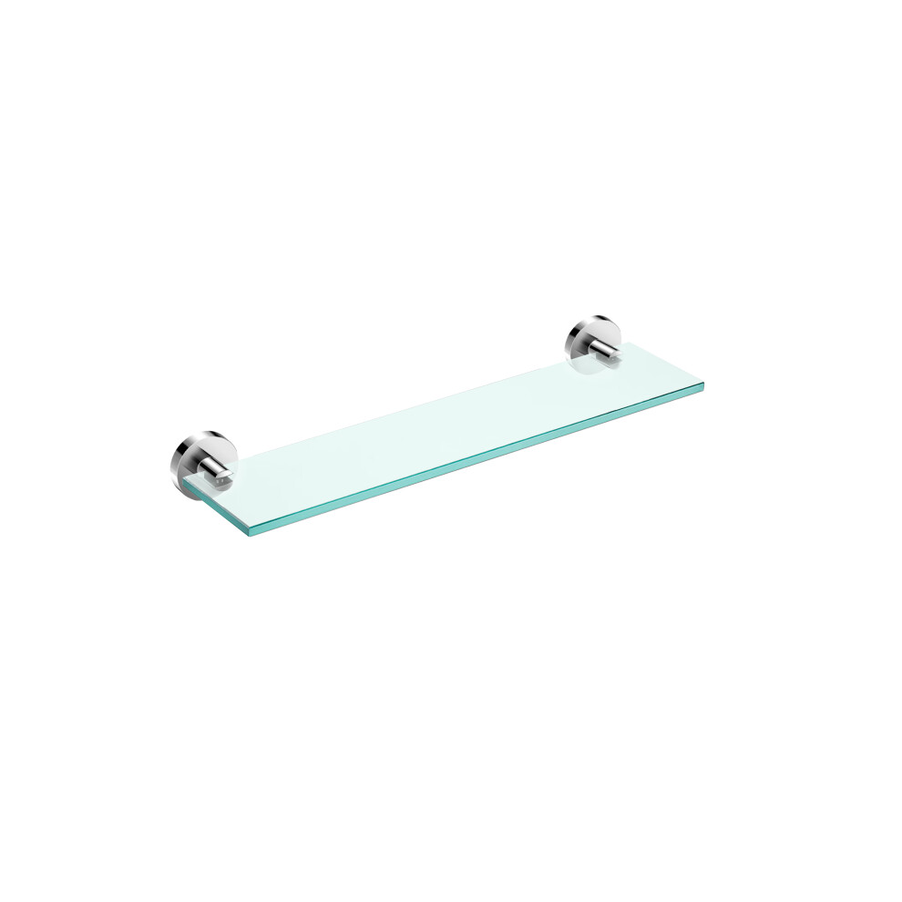 Cosmic Shelf With Double Screws & Durable Glass Light Grey 40 Cm 8429960047214