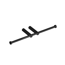 Cosmic Wall-Mounted Round Toilet Roll Holder with 10-Year Warranty Black Matte