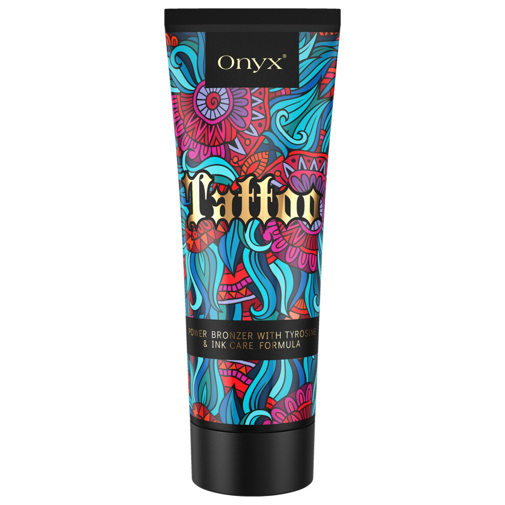 Onyx Tattoo Tanning Cream with Ink Sunbed Cream Care Formula