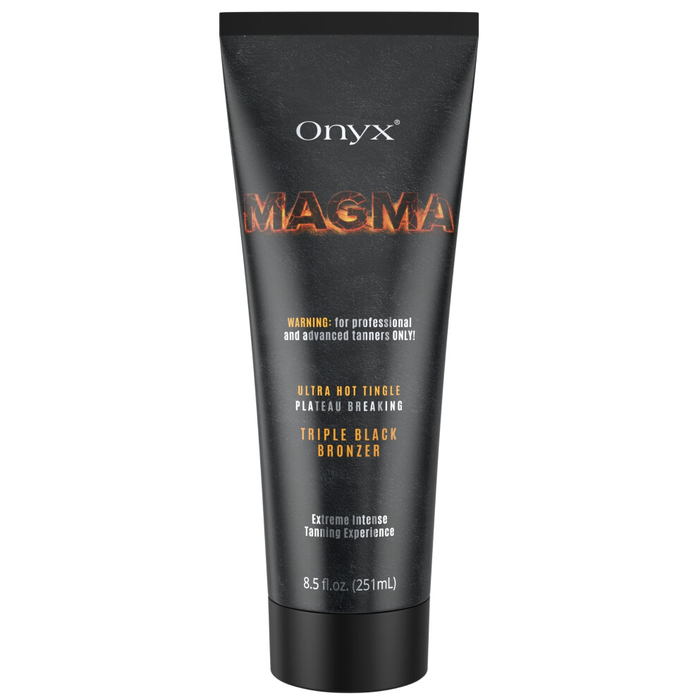 Onyx Magma Hot Tingle Tanning Cream with Triple Bronzing Effect