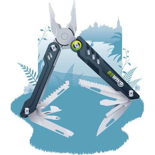 REWIND - Multifunction Tool - 13 in 1 - Lightweight