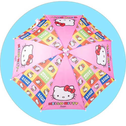 Hello Kitty Sanrio Hello Kitty Pink Lightweight Dome Umbrella 2