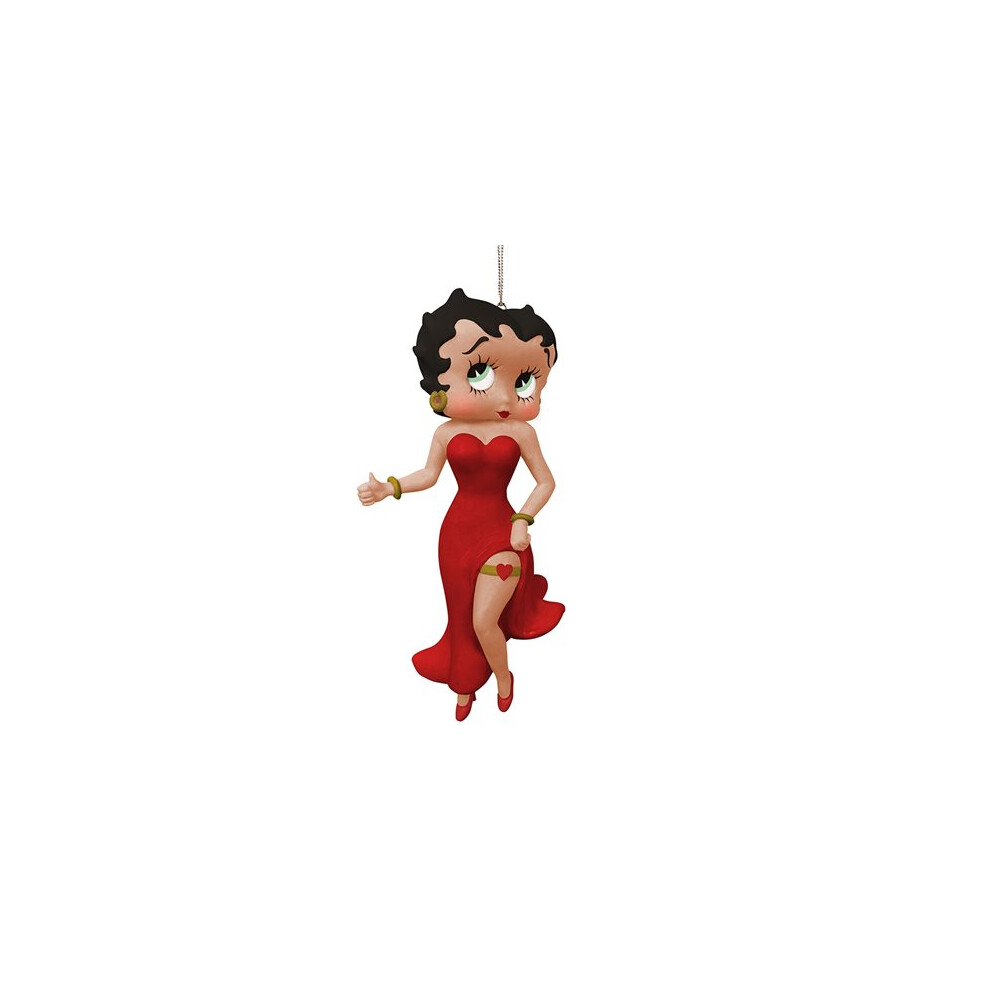 Betty Boop Red Gown Blow-Mold Hanging Ornament