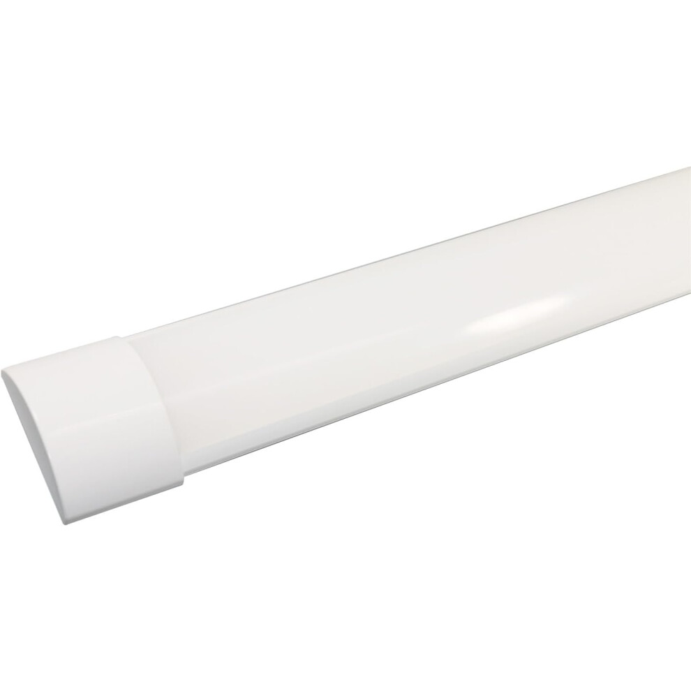 Bright Source LED Slimline Twin Batten, White, 5ft (1500mm), 50W, 5500lm, 110Â°, IP20, 4000K Cool White-image-OPC-PFHJMHS-NEW
