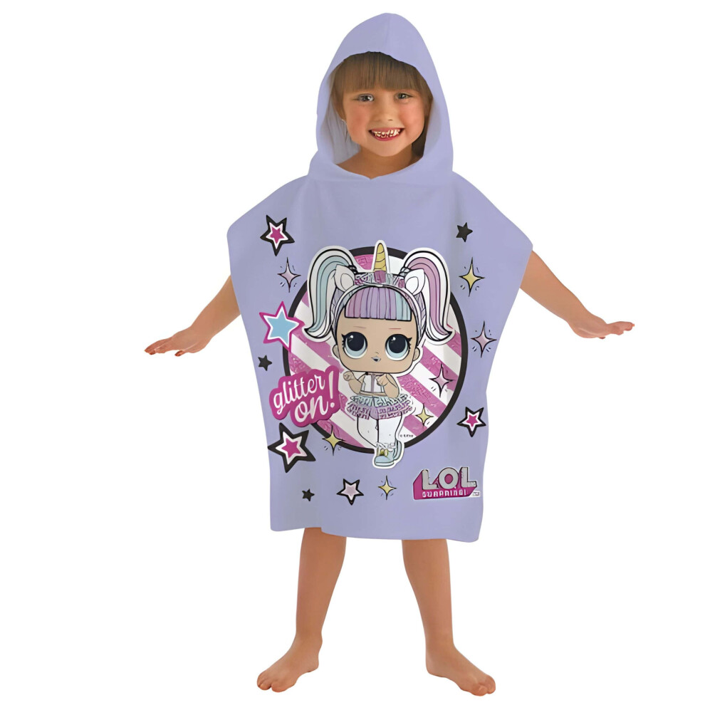 L.O.L. Surprise! Unicorn Hooded Towel Poncho