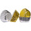 Premier Housewares Mini Cupcake Cases Silver/Gold 100pcs Paper/Foil Coated 1