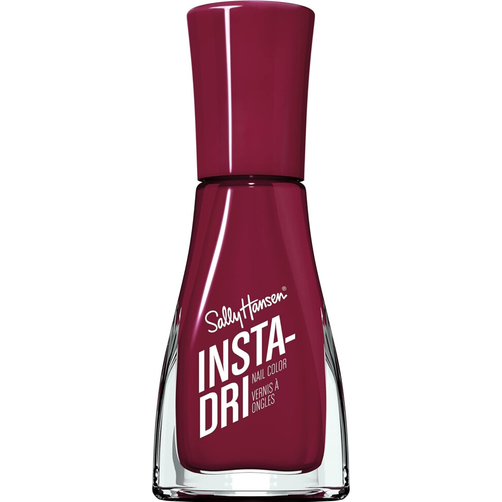 (Sally Hansen Insta-Dri 1 Stroke-1 Coat-Done Nail Polish, 423 Just in Wine, Nude Shades - 9.17 ml) Sally Hansen Insta-Dri 1 Stroke-1 Coat-Done Nail Po