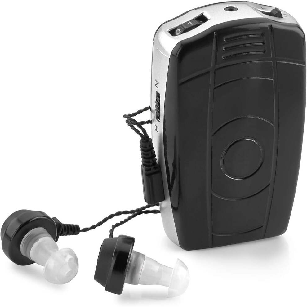 Digital Personal Sound and Voice Amplifier with Single and Dual Earphone Earbuds with Microphone for Best Hearing | Adult Hearing Devices