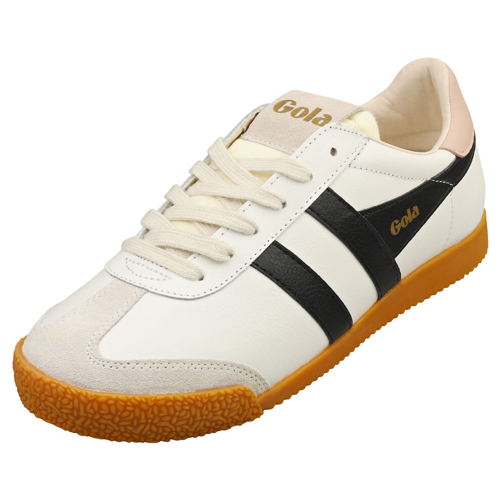 Gola (4) Elan Womens Fashion Trainers In White Black White,Black