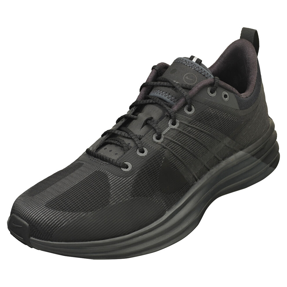 Nike (7) Lunar Roam Mens Casual Trainers In Dark Smoke Grey Black