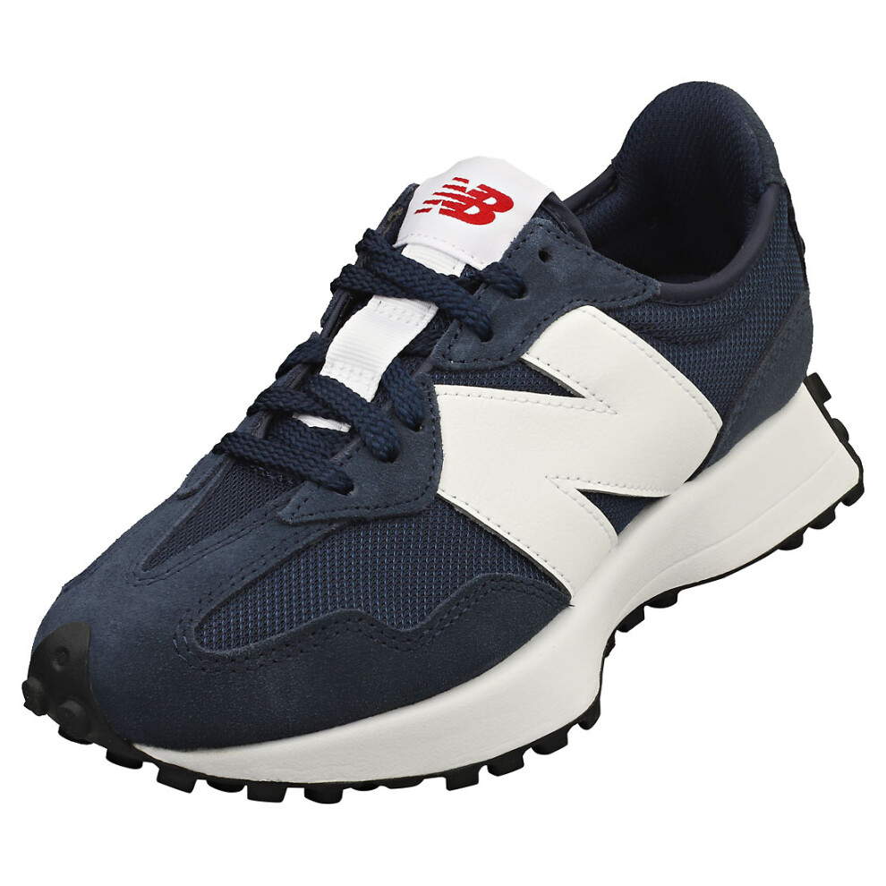 (4) New Balance 327 Mens Fashion Trainers in Navy White